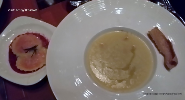 Soup and Ravioli at Ronda Locatelli
